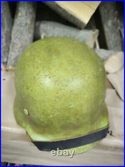 Helmet german original nice helmet M40 original WW2 WWII size 66 Free Shipping