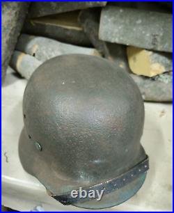 Helmet german original nice helmet M40 original WW2 WWII size 66 Free Shipping Helmet german original nice helmet M40 original WW2 WWII size 66 Free Shipping