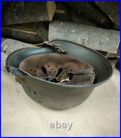 Helmet german original nice helmet M40 original WW2 WWII size 66 Free Shipping Helmet german original nice helmet M40 original WW2 WWII size 66 Free Shipping