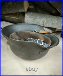 Helmet german original nice helmet M40 original WW2 WWII size 66 Free Shipping Helmet german original nice helmet M40 original WW2 WWII size 66 Free Shipping