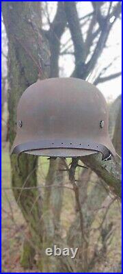 Helmet german original nice helmet M40 original WW2 WWII size 66 Q66