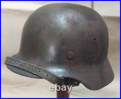 Helmet german original nice helmet M40 size 60 WW2 WWII have a number Free Shipp Helmet german original nice helmet M40 size 60 WW2 WWII have a number Free Shipp