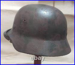Helmet german original nice helmet M40 size 60 WW2 WWII have a number Free Shipp Helmet german original nice helmet M40 size 60 WW2 WWII have a number Free Shipp