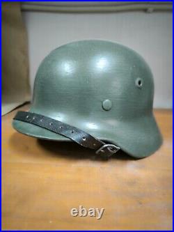 Helmet german original nice helmet M40 size 62 WW2 WWII Free Shipping