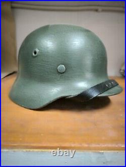 Helmet german original nice helmet M40 size 62 WW2 WWII Free Shipping