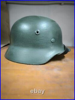 Helmet german original nice helmet M40 size 62 WW2 WWII Free Shipping