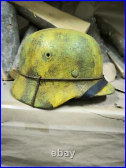 Helmet german original nice helmet M40 size 62 WW2 WWII Free Shipping