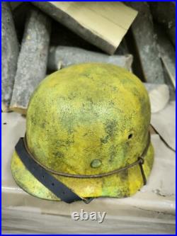 Helmet german original nice helmet M40 size 62 WW2 WWII Free Shipping