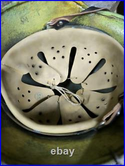 Helmet german original nice helmet M40 size 62 WW2 WWII Free Shipping