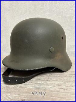 Helmet german original nice helmet M40 size 62 have a number WW2 WWII