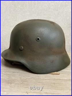 Helmet german original nice helmet M40 size 62 have a number WW2 WWII