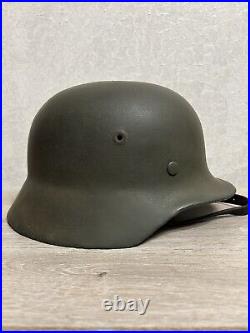 Helmet german original nice helmet M40 size 62 have a number WW2 WWII