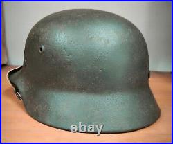 Helmet german original nice helmet M40 size 62 have a number WW2 WWII