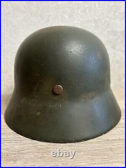 Helmet german original nice helmet M40 size 62 have a number WW2 WWII