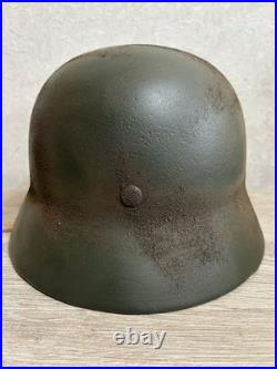 Helmet german original nice helmet M40 size 62 have a number WW2 WWII