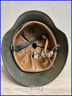 Helmet german original nice helmet M40 size 62 have a number WW2 WWII