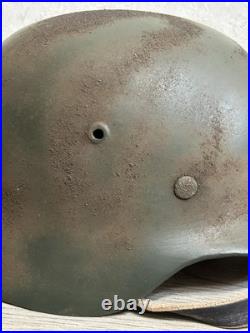 Helmet german original nice helmet M40 size 62 have a number WW2 WWII