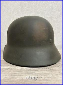 Helmet german original nice helmet M40 size 62 have a number WW2 WWII