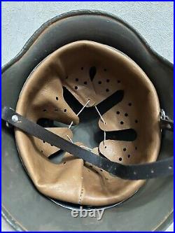 Helmet german original nice helmet M40 size 62 have a number WW2 WWII