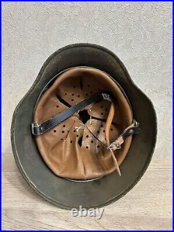 Helmet german original nice helmet M40 size 62 have a number WW2 WWII