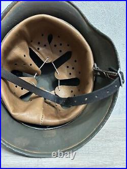 Helmet german original nice helmet M40 size 62 have a number WW2 WWII