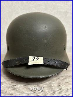 Helmet german original nice helmet M40 size 62 have a number WW2 WWII