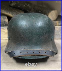 Helmet german original nice helmet M40 size 62 original WW2 WWII Helmet german original nice helmet M40 size 62 original WW2 WWII