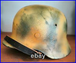 Helmet german original nice helmet M40 size 62 original WW2 WWII Free Shipping