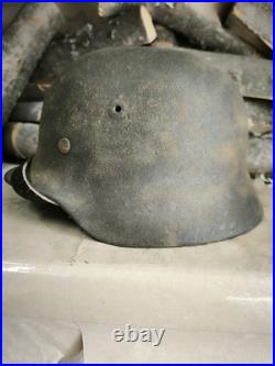 Helmet german original nice helmet M40 size 62 original WW2 WWII Free Shipping Helmet german original nice helmet M40 size 62 original WW2 WWII Free Shipping