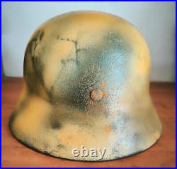 Helmet german original nice helmet M40 size 62 original WW2 WWII Free Shipping
