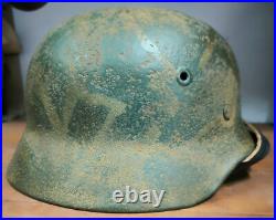Helmet german original nice helmet M40 size 62 original WW2 WWII Free Shipping