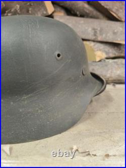 Helmet german original nice helmet M40 size 62 original WW2 WWII Free Shipping