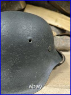 Helmet german original nice helmet M40 size 62 original WW2 WWII Free Shipping
