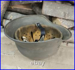 Helmet german original nice helmet M40 size 62 original WW2 WWII Free Shipping