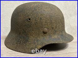 Helmet german original nice helmet M40 size 62 without restoration WW2 WWII