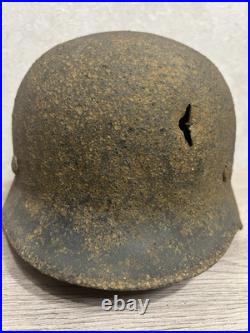 Helmet german original nice helmet M40 size 62 without restoration WW2 WWII