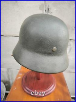 Helmet german original nice helmet M40 size 64 WW2 WWII has number