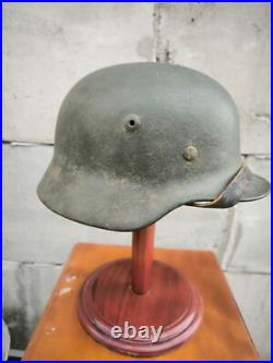 Helmet german original nice helmet M40 size 64 WW2 WWII has number
