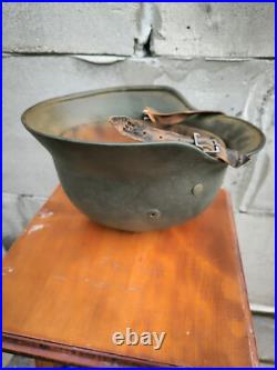 Helmet german original nice helmet M40 size 64 WW2 WWII has number
