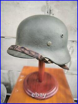 Helmet german original nice helmet M40 size 64 WW2 WWII has number Free Shipping