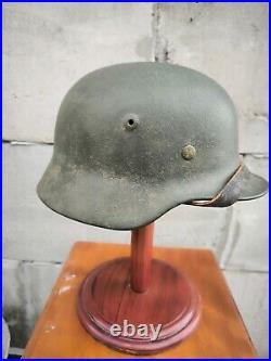 Helmet german original nice helmet M40 size 64 WW2 WWII has number Free Shipping