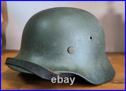 Helmet german original nice helmet M40 size 64 WW2 WWII have a number