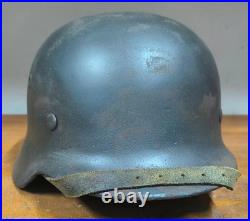 Helmet german original nice helmet M40 size 64 WW2 WWII have a number