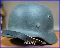 Helmet german original nice helmet M40 size 64 WW2 WWII have a number