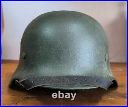 Helmet german original nice helmet M40 size 64 WW2 WWII have a number