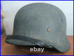 Helmet german original nice helmet M40 size 64 WW2 WWII have a number
