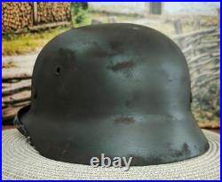 Helmet german original nice helmet M40 size 64 WW2 WWII have a number