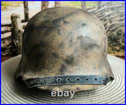 Helmet german original nice helmet M40 size 64 WW2 WWII have a number