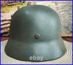 Helmet german original nice helmet M40 size 64 WW2 WWII have a number
