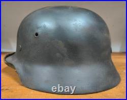 Helmet german original nice helmet M40 size 64 WW2 WWII have a number